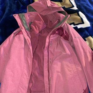 Maroon Columbia Coat With WindBreaker